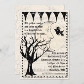 Halloween-Gotische Party Einladung (Vorne/Hinten)