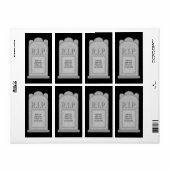 Halloween-Grabstein (Vorne)