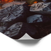 Halloween Grabstein Poster (Ecke)