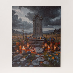 Halloween Grabstein Puzzle