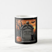 Halloween Grabstein Spaß "Myra Maines" Kaffeetasse (Mittel)