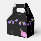 Halloween Gradient Skull Garland Geschenkschachtel (Rückseite)