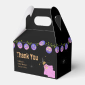 Halloween Gradient Skull Garland Geschenkschachtel (Vorderseite)