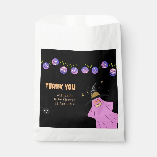 Halloween Gradient Skull Garland Geschenktütchen (Vorderseite)