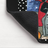 Halloween-Graf-Dackel Mousepad (Ecke)