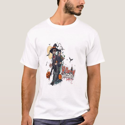 halloween graffiti art anime cool family T-Shirt (Vorderseite)