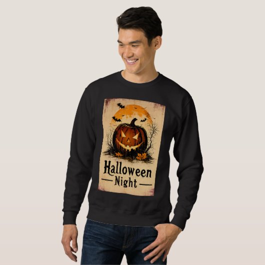 Halloween Graphic – 1960s Theme Edition Sweatshirt (Vorne ganz)