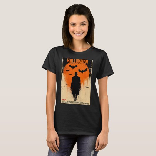 Halloween Graphic - Classic Design Opis der 60er J T-Shirt (Vorne ganz)