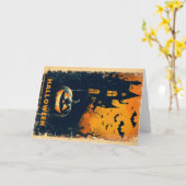 Halloween Graphic - Limited Edition Artwork Karte (Gelbe Blume)