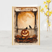 Halloween Graphic - Poster-Ästhetik der 60er Jahre Karte (Gelbe Blume)