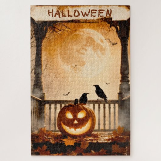 Halloween Graphic - Poster-Ästhetik der 60er Jahre Puzzle (Vertikal)
