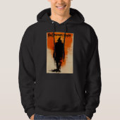 Halloween Graphic - Poster Vibes der 60er Jahre Hoodie (Vorderseite)