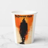 Halloween Graphic - Poster Vibes der 60er Jahre Pappbecher (Rückseite)