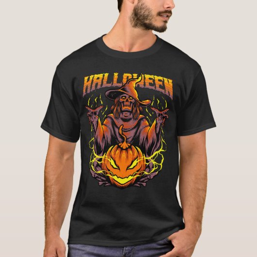 Halloween Graphic T - Shirt (Vorderseite)