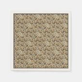 Halloween grau stylish serviette (Vorderseite)
