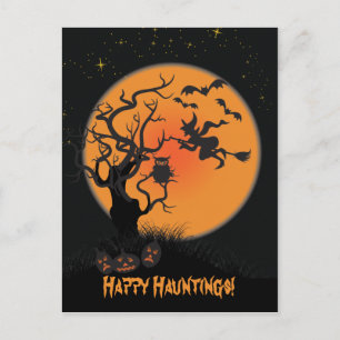 Halloween-Gräuelparty-Einladung Einladungspostkarte
