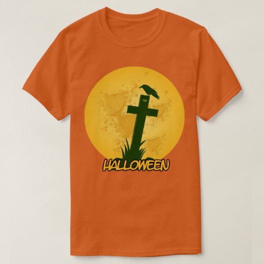Halloween grave T-Shirt (Design vorne)