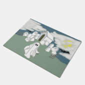 Halloween Grave Yard Shift Fußmatte (Schrägansicht)