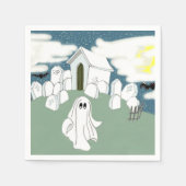 Halloween Grave Yard Shift Serviette (Vorderseite)