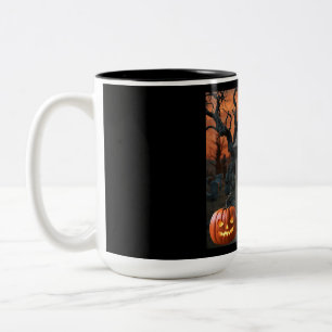 Halloween Gravestone Spaß "Ida Nyit" Zweifarbige Tasse