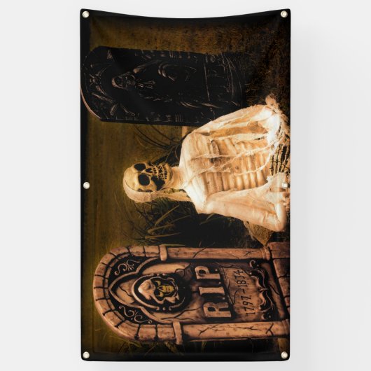 Halloween Graveyard Banner (Vertikal)