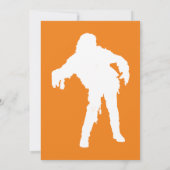 Halloween Graveyard Cemetary Jack O'Lantern Einladung (Rückseite)