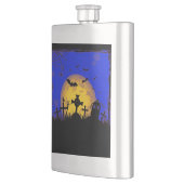 Halloween Graveyard Flachmann (Links)