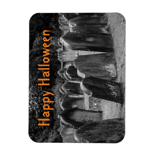 Halloween Graveyard Grabsteins Magnet (Vertikal)