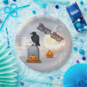 Halloween Graveyard Pappteller (Party)