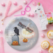 Halloween Graveyard Pappteller (Party)