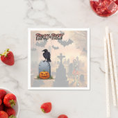 Halloween Graveyard Serviette (Beispiel)