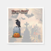 Halloween Graveyard Serviette (Vorderseite)