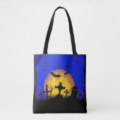 Halloween Graveyard Tasche (Vorderseite)
