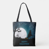 Halloween Graveyard Tasche (Rückseite)
