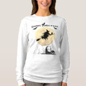 Halloween Gray Long Sleeve T-Shirt (Vorderseite)