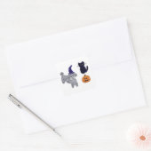 Halloween Gray Poodle #2 Stickers (Umschlag)