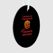 Halloween Great Again Classic - Retro Pumpkin Ornament (Vorderseite)