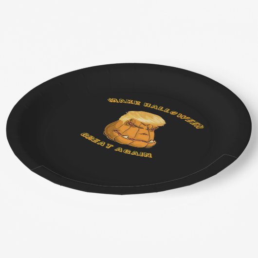 Halloween Great Again Classic - Sloth in Cost Pappteller (Schrägansicht)