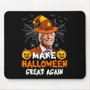 Halloween Great Again Funny Trump Kürbislaterne G Mousepad