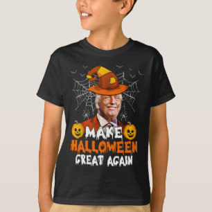 Halloween Great Again Funny Trump Kürbislaterne G T-Shirt