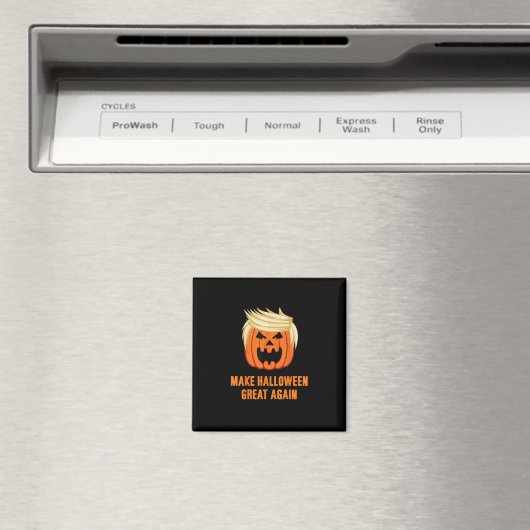 Halloween Great Again Funny Trumpkin - Basic Magnet (In Situ (Geschirrspüler))