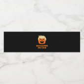 Halloween Great Again Funny Trumpkin - Basic Wasserflaschenetikett (Einzelnes Label)