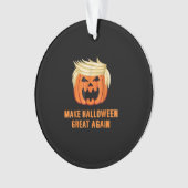 Halloween Great Again Funny Trumpkin Classic Ornament (Vorderseite)