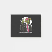 Halloween Great Again Trump zombie Hallowen Post-it Klebezettel (Vorderseite)