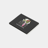 Halloween Great Again Trump zombie Hallowen Post-it Klebezettel (angewinkelt)