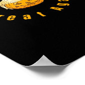 Halloween Great Again Trumpkin Classic Poster (Ecke)