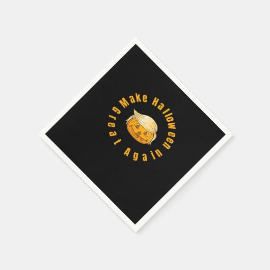Halloween Great Again Trumpkin Classic Serviette (Ecke)