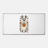 Halloween Great Dane Blume Schreibtischunterlage (Vorderseite)