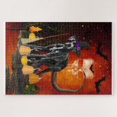 Halloween Great Dane Dog Puzzle (Horizontal)