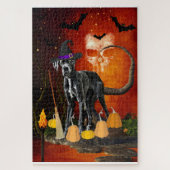 Halloween Great Dane Dog Puzzle (Vertikal)